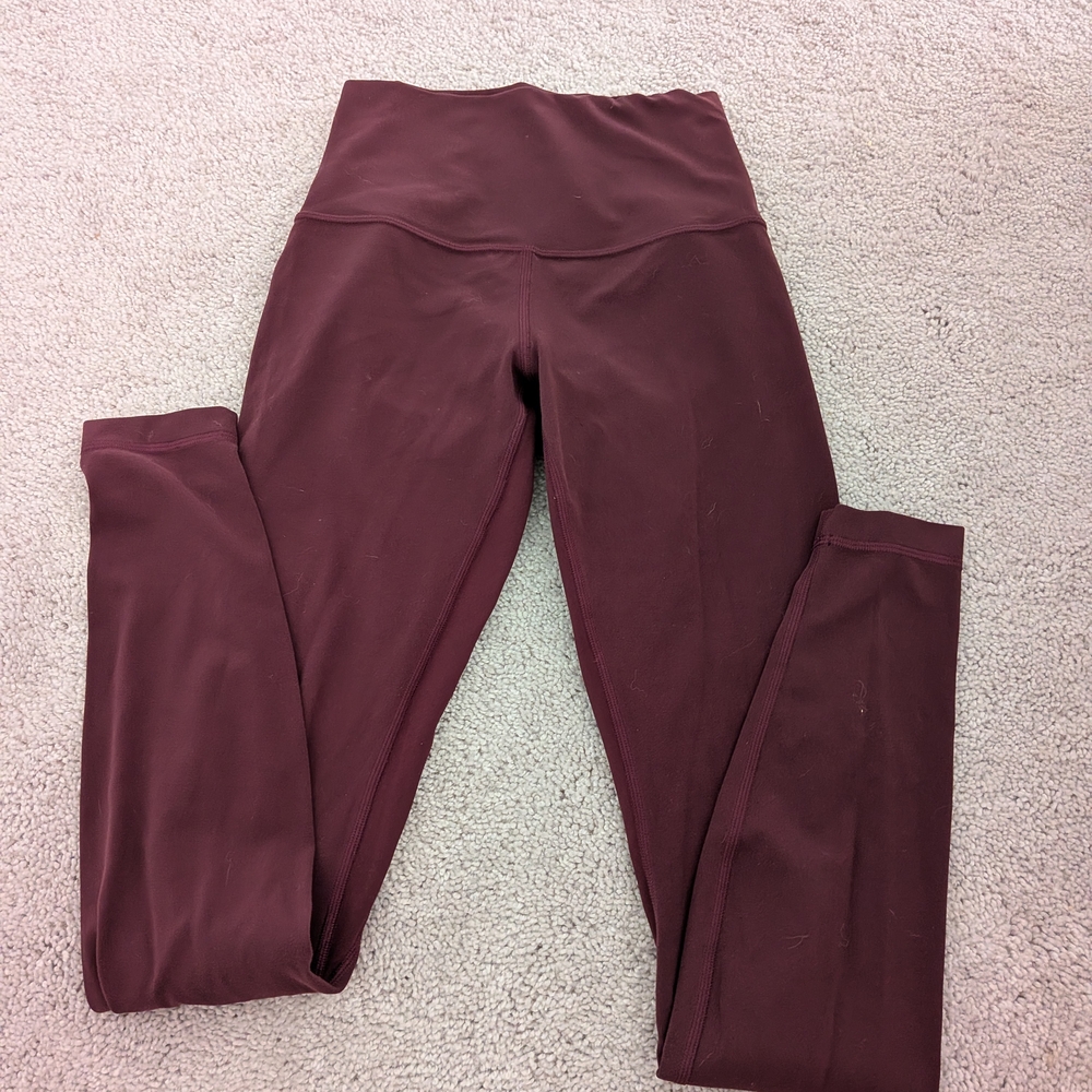 lululemon athletica Burgundy Leggings